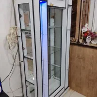 بوفه سفید سالم چراغدار