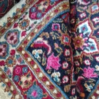 فرش ۳ در ۴ کرم ارغوانی|فرش|مشهد, آزادشهر|دیوار