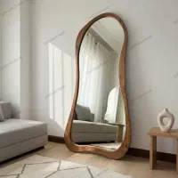 آینه قدی چوبی و فلزی تولیدی