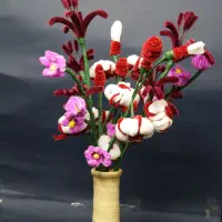 گل های مخملی گلدانی