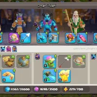 فروش اکانت کلش|کنسول، بازی ویدئویی و آنلاین|میاندوآب, |دیوار