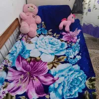 تخت یک نفره فلزی و تخت کودک ونوجوان چوبی یک نفره|تخت و صندلی بچه|سنگر, |دیوار