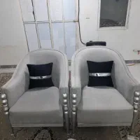باسلام یک دست مبل چستر دسته چوبی طرح روز دو رنگه|مبلمان خانگی و میز عسلی|بندر امام خمینی, |دیوار