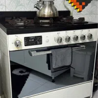 گاز ۵ شعله صحفه شیشه کمدی