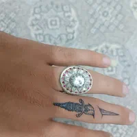 انگشتر نقره موزانایت