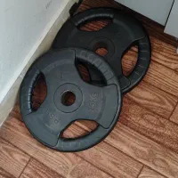 فروش میز پرس سینه با هالتر و صفحه|تجهیزات ورزشی|کرج, شاهین‌ویلا|دیوار