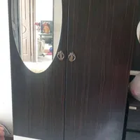 تخت و آینه دلاور کمدلباس|تخت و سرویس خواب|گلبهار, |دیوار