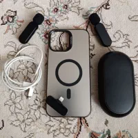 گارد و سیم و میکروفون یقه ای آیفون