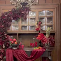 دیزاین شب یلدا وکریسمس وگل آرایی مراسم|خدمات پذیرایی، مراسم|ری, بازار گل خاوران|دیوار