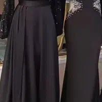 لباس مجلسی خیلی شیک مشکی بلند