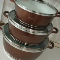 سرویس قابلمه چدن دسینی ایتالیایی|ظروف پختوپز|مهاباد (آذربایجان غربی), |دیوار