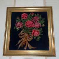 تابلو فرش دستباف برجسته شده