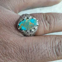 انگشترفیروزه دست ساز