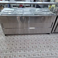 کانتر گرم 5 لگنه ،دستگاه مرغ بریونی،میز و صندلی