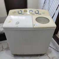 لباسشویی دوقلوی سامسونگ و کولر آبی کوچک