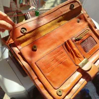 کیف اداری چرم گاوی «طبیعی»