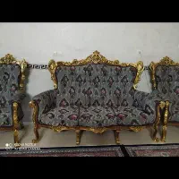 مبل استیل 9 نفره بسیار تمیز و سالم|مبلمان خانگی و میز عسلی|قرچک, باقرآباد|دیوار