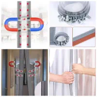 پرده آهنربایی/پرده طلق شیشه ای/پرده فول مگنت|پرده، رانر، رومیزی|شیراز, تحویلی|دیوار