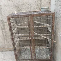 قفس چوبی وآهنی