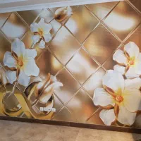 پوستر سه‌بعدی کاغذدیواری اینه دکوراتیو