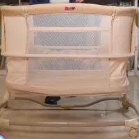 تخت کنار مادر برقی برند Hipp رنگ توسی|تخت و صندلی بچه|لنگرود, |دیوار