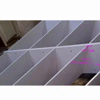 قفسه درحدود سالم|کتابخانه، شلف، قفسه‌های دیواری|بندر ماهشهر, |دیوار