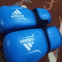 دستکش بوکس چرم اصل آدیداس