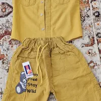 بلوز و شلوارک کتان درجه یک کاملا نو