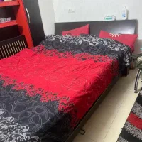 تخت دونفره اسپرت شیک دوعددتشک رویال وروتختی بالشتی
