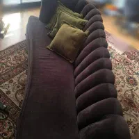 کاناپه تک سه نفره روکش مخمل