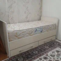 تخت کودک ام دی اف ترک در حد نو و تمیز