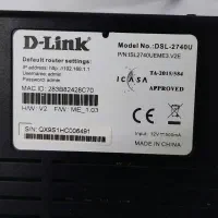 مودم ADSL دلینک مدلD-LINK 2740U|مودم و تجهیزات شبکه|زابل, |دیوار