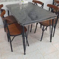 میز و صندلی لهستان در حد نو|میز و صندلی غذاخوری|نقده, |دیوار