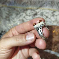 انگشتر نقره بابا قوری دوچشم|جواهرات|فولادشهر, مسکن مهر فولادشهر|دیوار