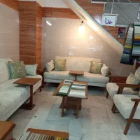 مبل مینیمال ۸نفره با پارچه تدی اقساط