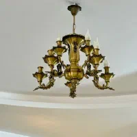 یک عدد لوستر جنس برنج و تلوزیون ۴۶ سامسونگ درحدنو