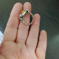 انگشتر نقره اش کمه نگین چشم ببری قیمت 600000|بدلیجات|زنجان, |دیوار