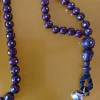 تسبیح داس سیمکاری|کلکسیون اشیاء عتیقه|ابریشم, |دیوار