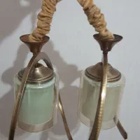 لوستر دو شاخه