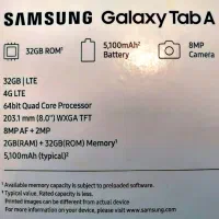 تبلت Galaxy Tab A8.0 سامسونگ|تبلت|ابرکوه, |دیوار