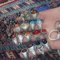 انگشترهای گلچین شده قدیمی وکهنه