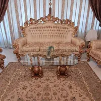 مبلمان استیل چوب راش