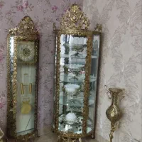 ست بوفه و ساعت برنجی بفروش میرسد