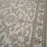 یک جفت فرش ۶متری گل برجسته دست بافت گونه