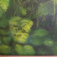 تابلو نقاشی رنگ روغن ابعاد اصلی 1/2*2/4