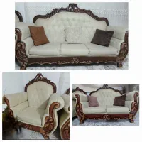 مبل سلطنتی درخت گردو در حد نو