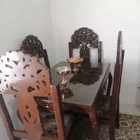 میز نهار خوری 4نفره قالی