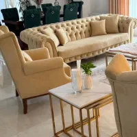مبلمان کلاسیک  پارچه نانو 8 نفره
