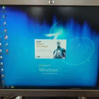 مانیتور hp  با کابل و موس