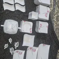 بلور چک تزئینی غذاخوری ۱۲نفره|ظروف سرو و پذیرایی|اصفهان, مشکین|دیوار